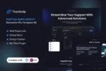 Teamhelp - Help Desk SaaS Elementor Pro Template Kit
