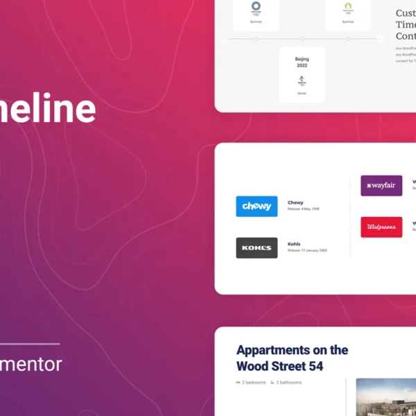 Timeline for Elementor Template