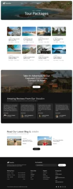 Travoka Travel Tour Agency Elementor Template Kit Download