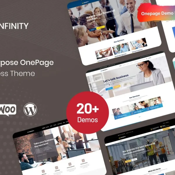 Unfinity One Page WordPress Theme