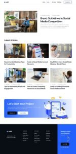 Valid Social Media & Digital Marketing Agency Elementor Template Kit Download