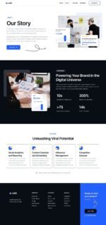 Valid Social Media & Digital Marketing Agency Elementor Template Kit Download