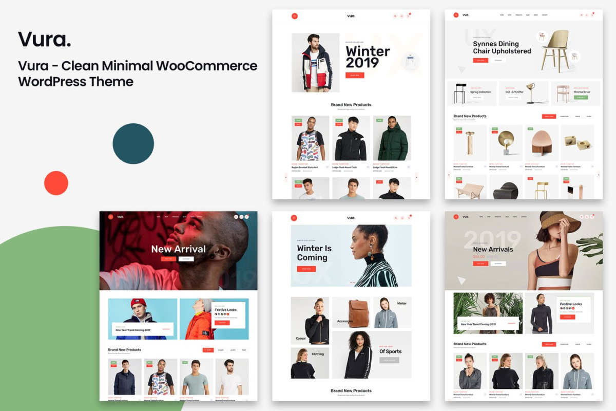 Vura Clean Minimal WooCommerce WordPress Theme Download