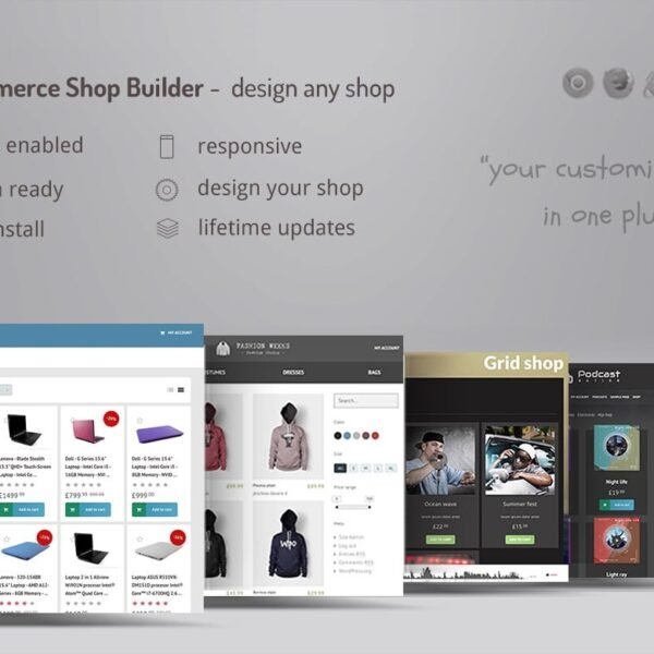 WooCommerce Shop Page Builder