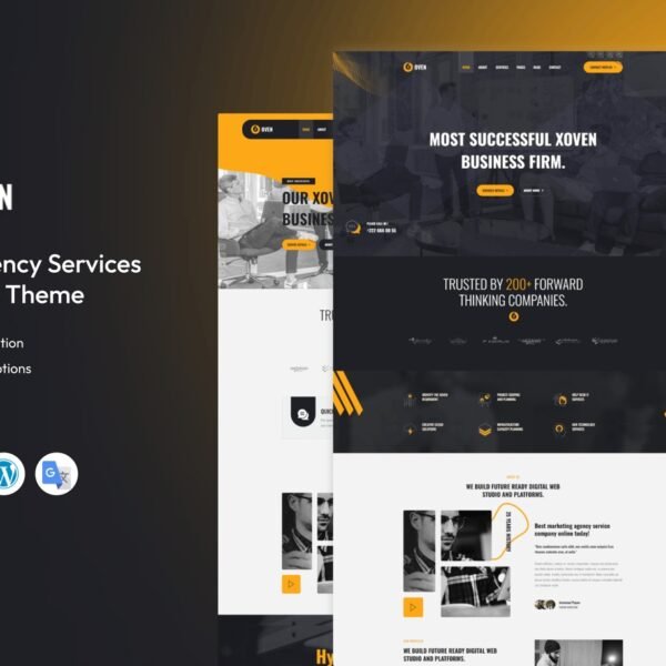 Xoven Digital Agency Services WordPress Theme