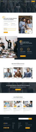 Zaphic SEO and Digital Marketing Agency Elementor Template Kit Download 1