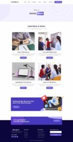 Zocially Social Media Marketing & Analythic Elementor Template Kit