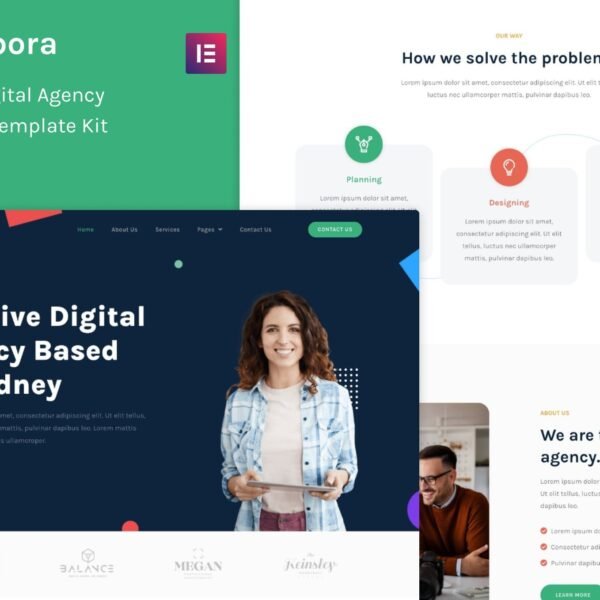 colaBora Creative Digital Agency Elementor Templ Download