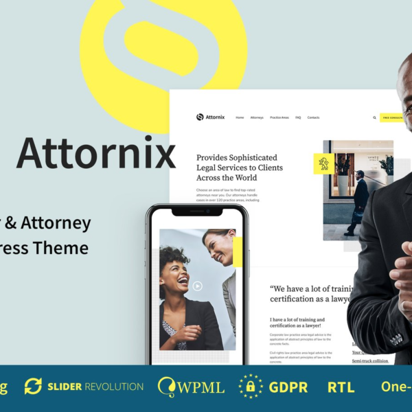 Attornix Lawyer WordPress Theme Download