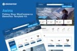 Awima - Fishing Shop & Store WooCommerce Elementor Pro Template Kit Download