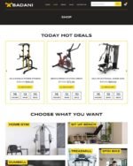 Badani Gym Fitness Equipment Shop and Store WooCommerce Elementor Pro Template Kit Download 2