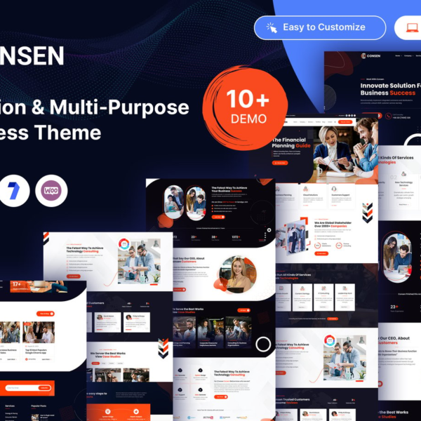 Consen IT Solution and Business WordPress Theme Download