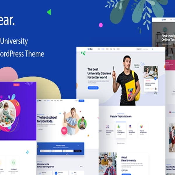 Dlear Education WordPress Theme Download