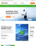 Energiso Solar and Energy WordPress Theme Download