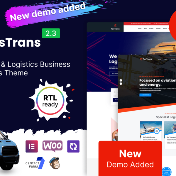 Fastrans Logistics WordPress Theme Download