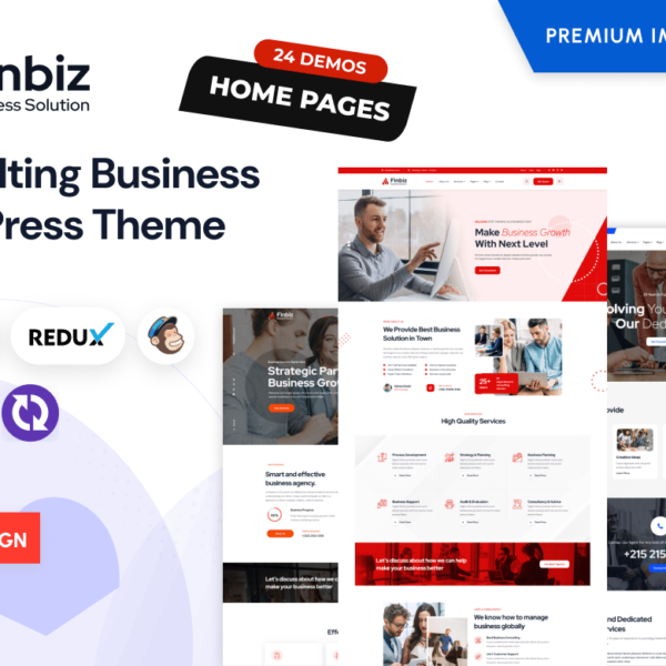 Finbiz Consulting Business WordPress Theme Download