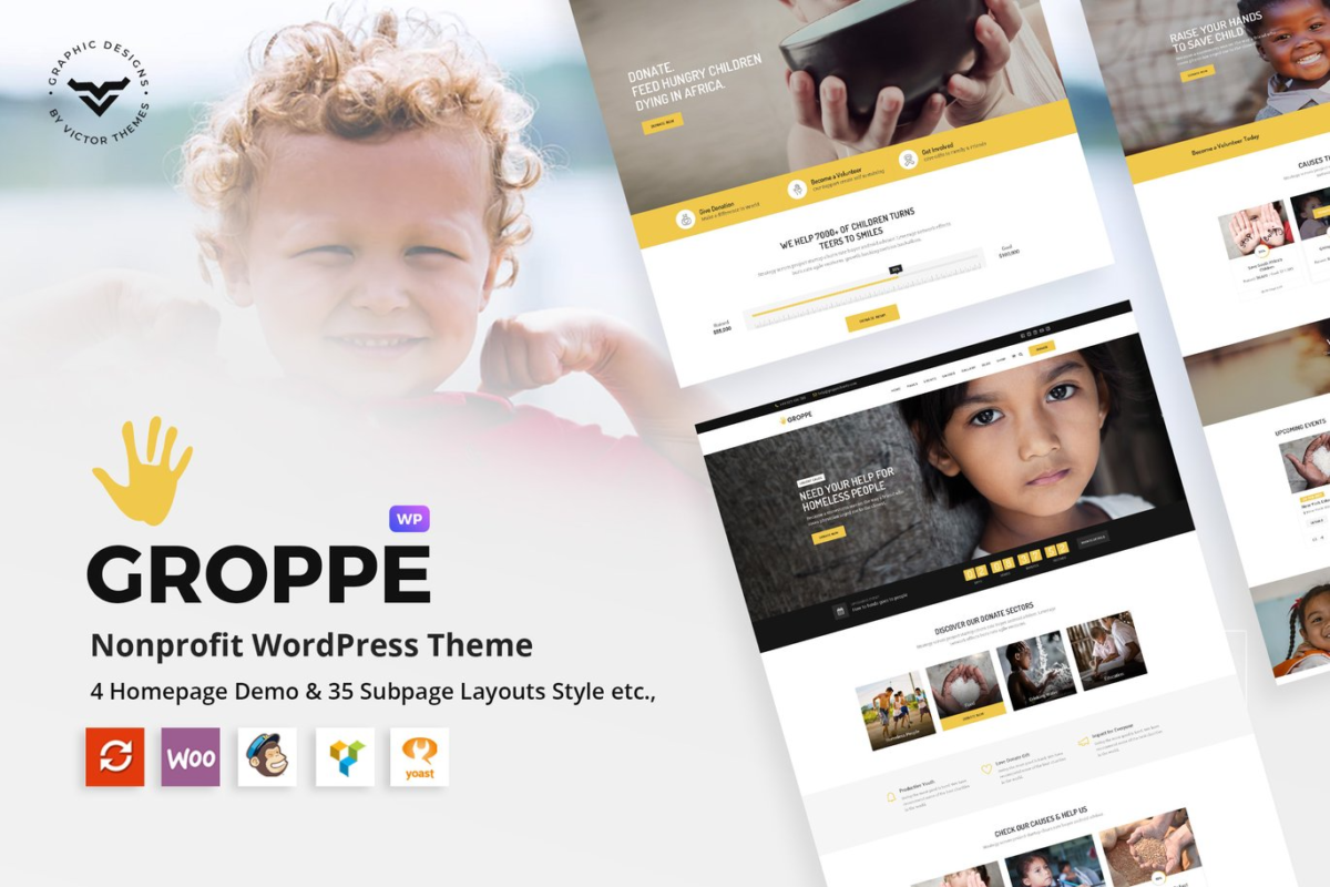 Groppe Nonprofit WordPress Theme Download