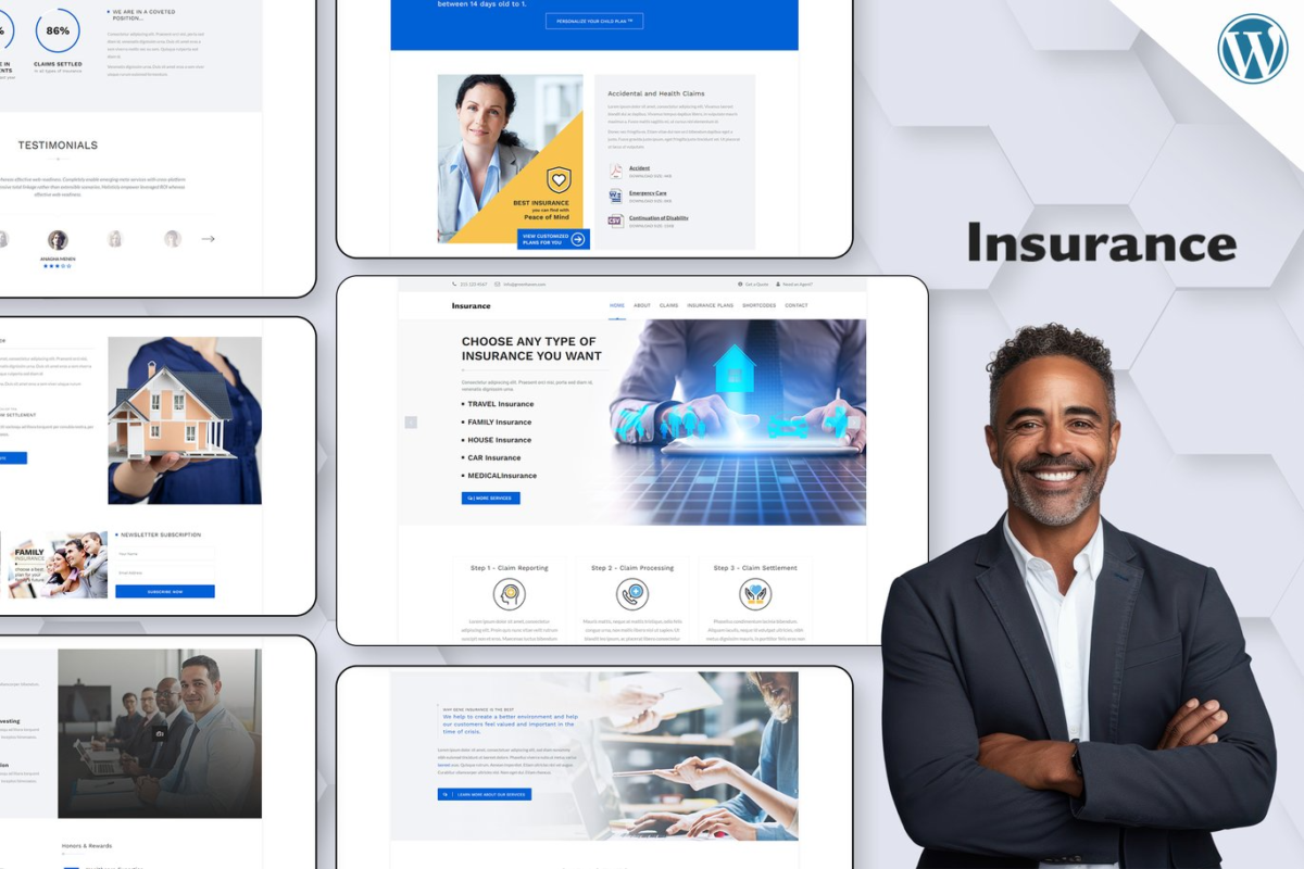 Insurance WordPress Theme Download