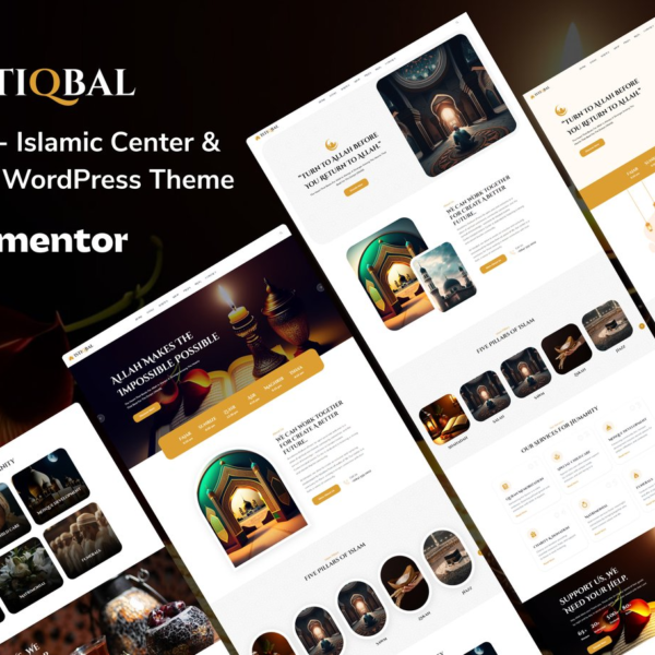 Istiqbal Islamic Center and Mosque WordPress Theme Download