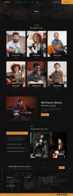 Jbanez Guitar And Music Equipment Store Elementor Template Kit