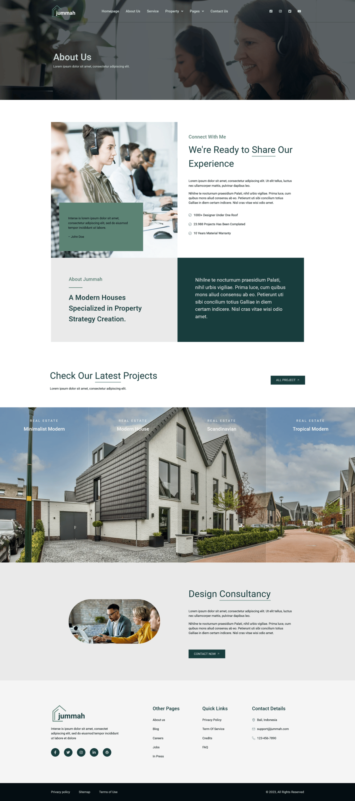 Jummah - Real Estate Elementor Template Kit Download 2