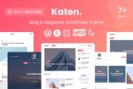 Katen Blog and Magazine WordPress Theme Download