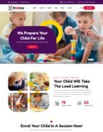 Kiddino Kids and Kindergarten WordPress Theme