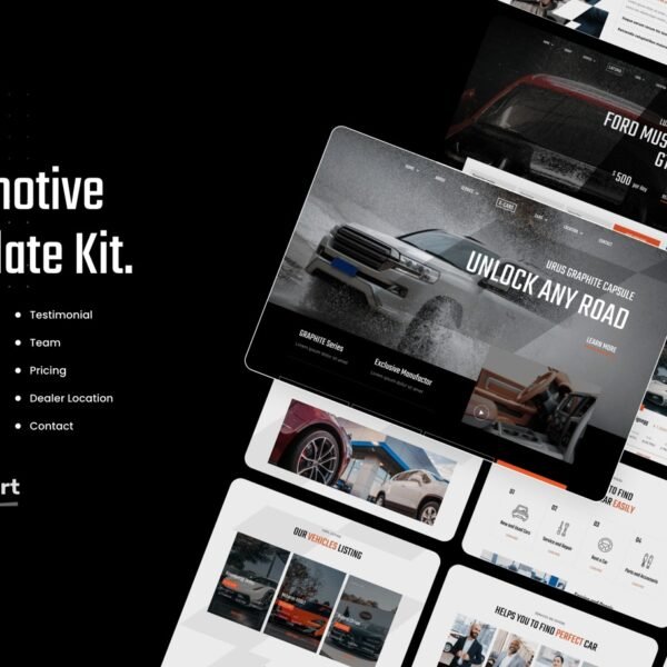 Lafuma Car Rental and Auto Dealer Elementor Template Kit Download