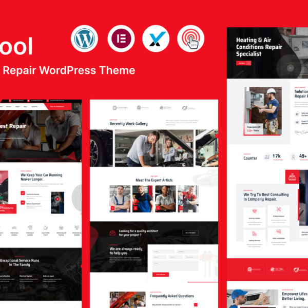 Lsicool AC and Car Repair WordPress Theme Download