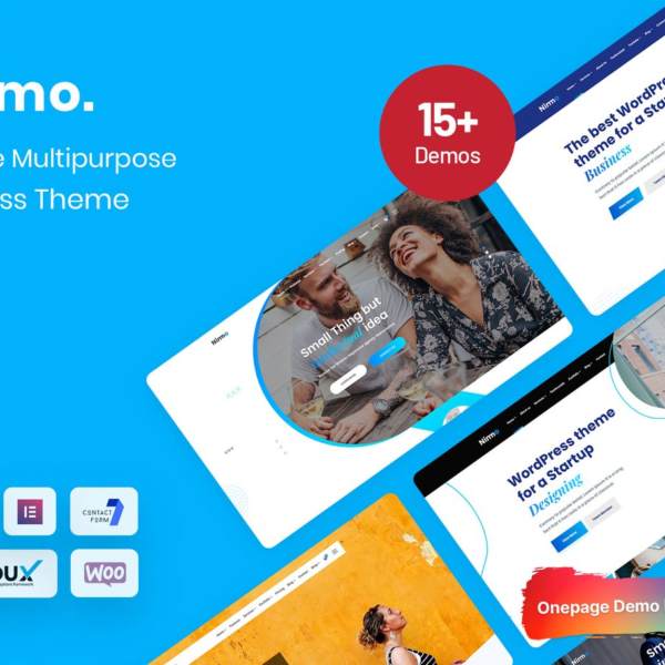 Nimmo One Page WordPress Theme Download