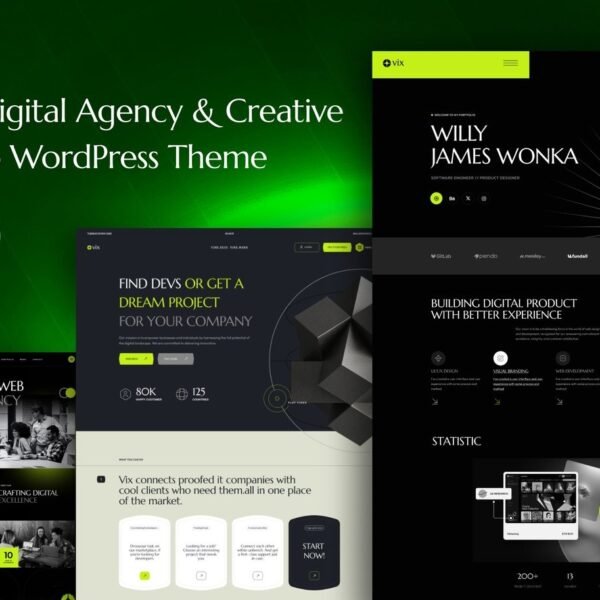 Ovix Digital Agency & Portfolio Theme Download