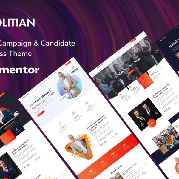 Politian Political Campaign WordPress Theme Download