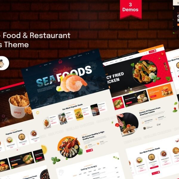 Restaurant and Cafe WordPress Theme Download