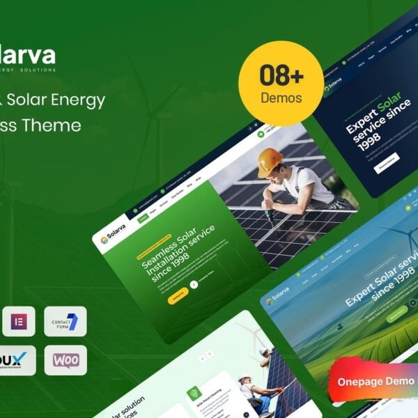 Solarva Ecology and Solar Energy Theme Download