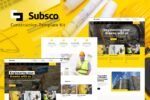 Subsco Construction Elementor Template Kit Download