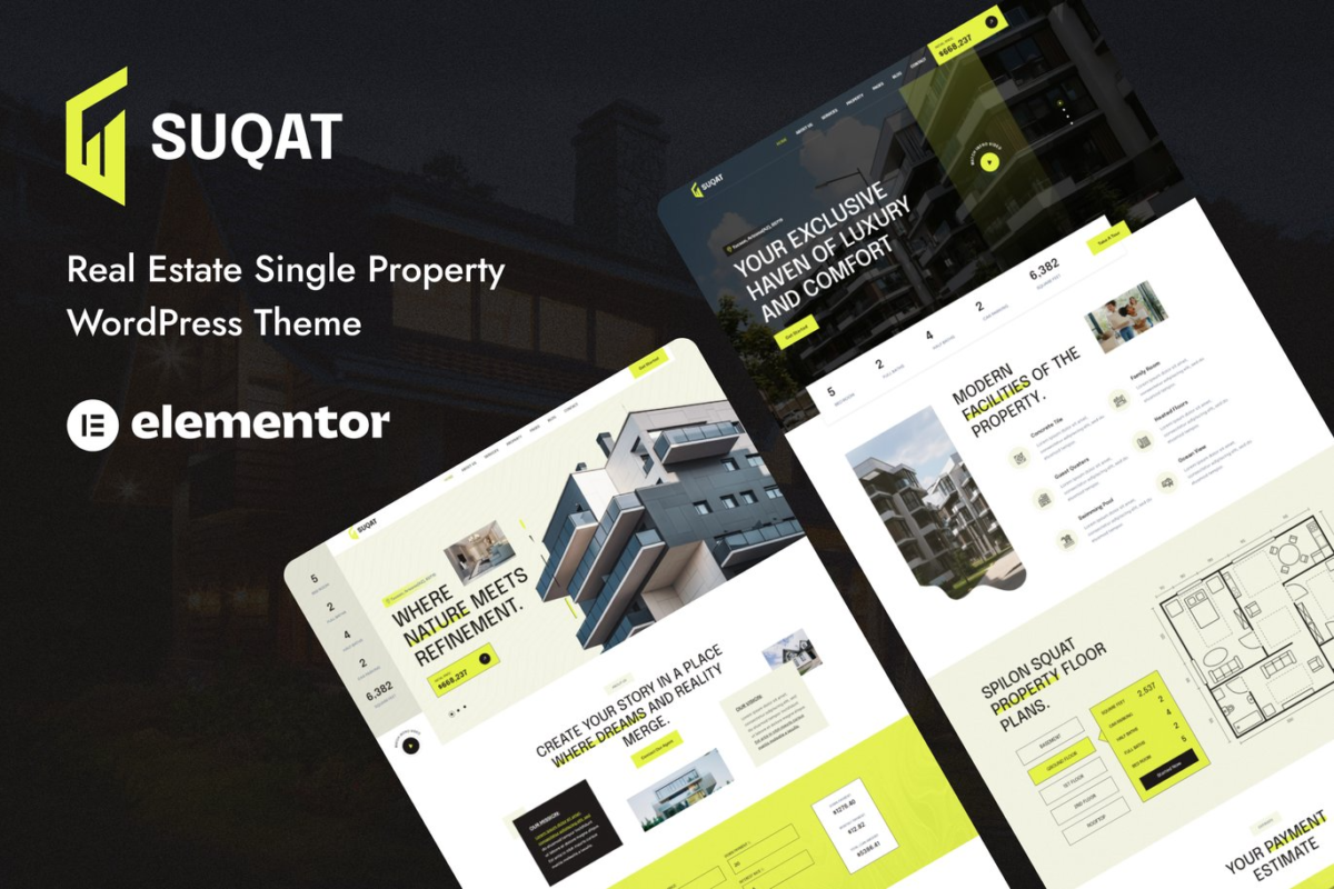 Suqat Single Property WordPress Theme Download