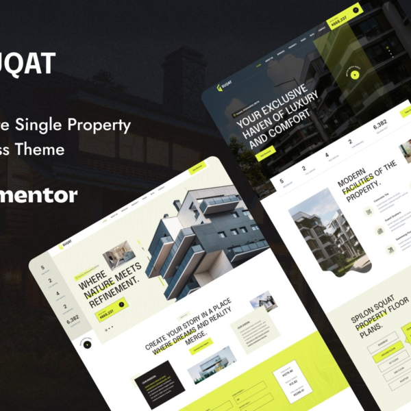 Suqat Single Property WordPress Theme Download