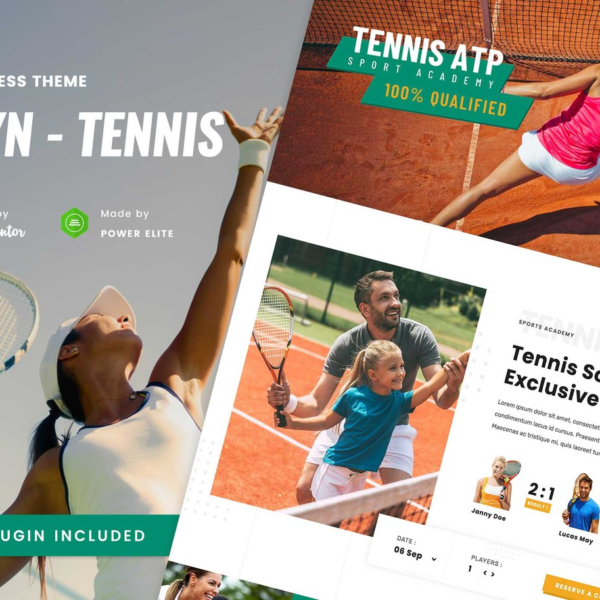 Tennis Club WordPress Theme Download