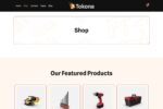 Tokona Tools Store Ecommerce Elementor Pro Template Kit