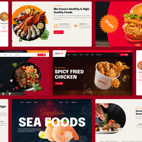 Food and Restaurant HTML Template Download