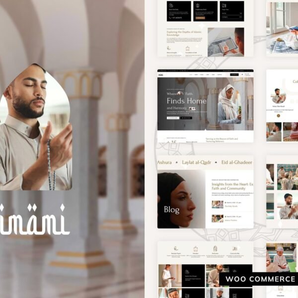 Imami - Islamic Center & Mosque Elementor Pro Template Kit Download