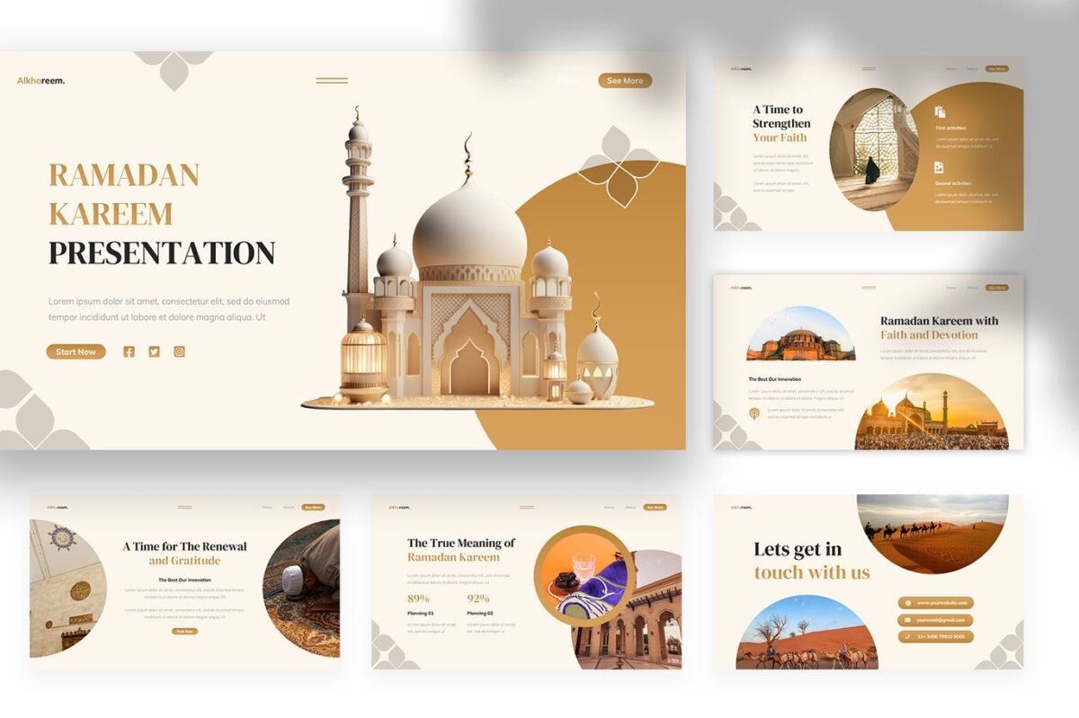 Ramadan Kareem PowerPoint Presentation Download