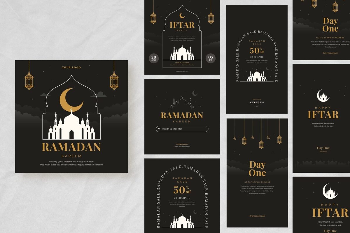 Ramadan Kareem Social Media Pack Download