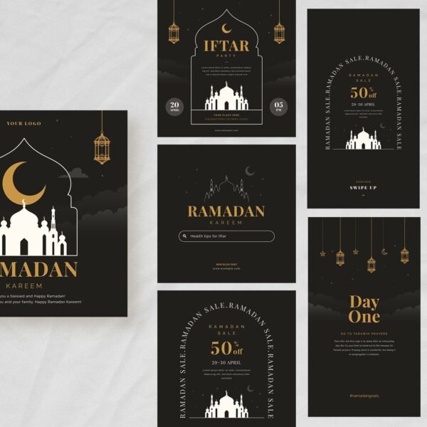 Ramadan Kareem Social Media Pack Download