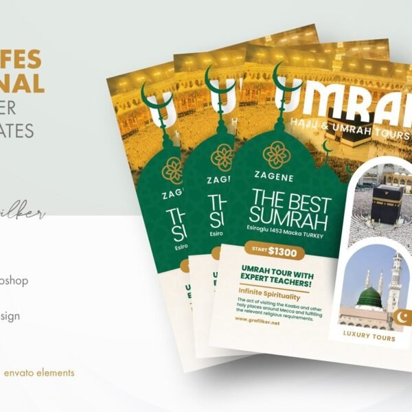 Umrah Flyer Templates Download