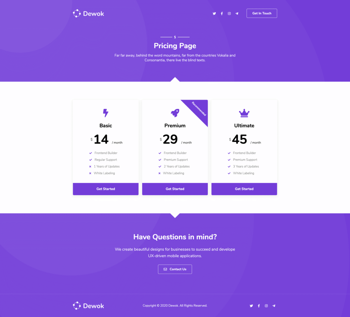 Dewok Digital Agency Template Kit Download