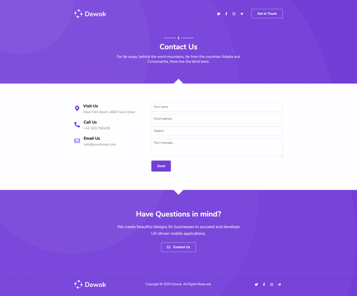 Dewok Digital Agency Template Kit Download