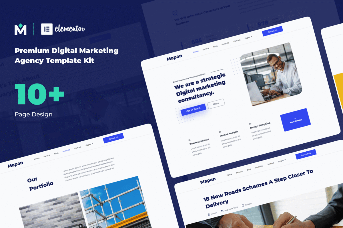 Mapan Digital Marketing Template Kits Download